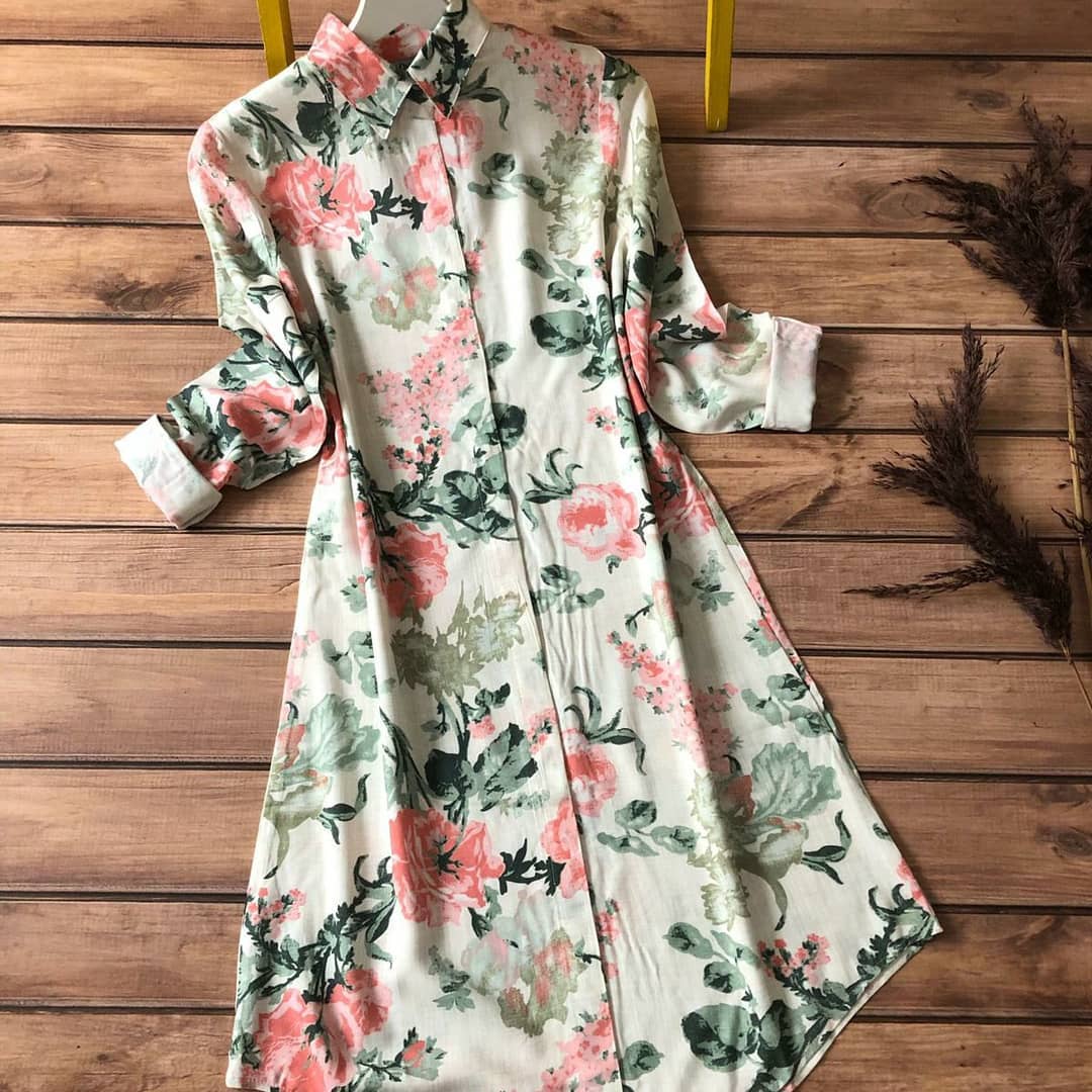 Soft Floral Rayon Top